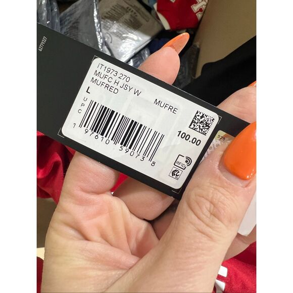 Adidas NWT Red Devils Manchester United 2024/25 Home Replica Jersey Red Large - Picture 5 of 5